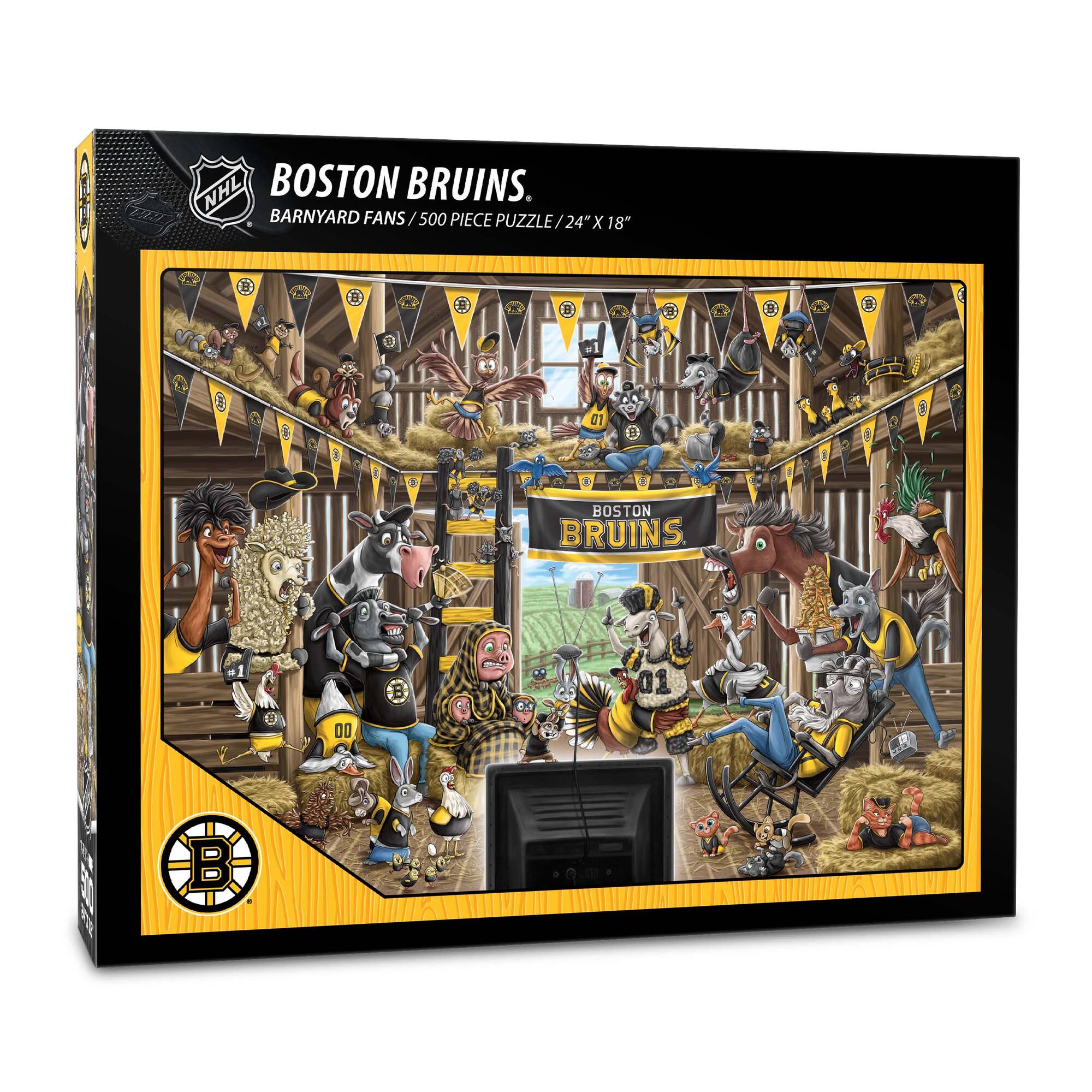 NHL Barnyard Fans 500 Piece Puzzle
